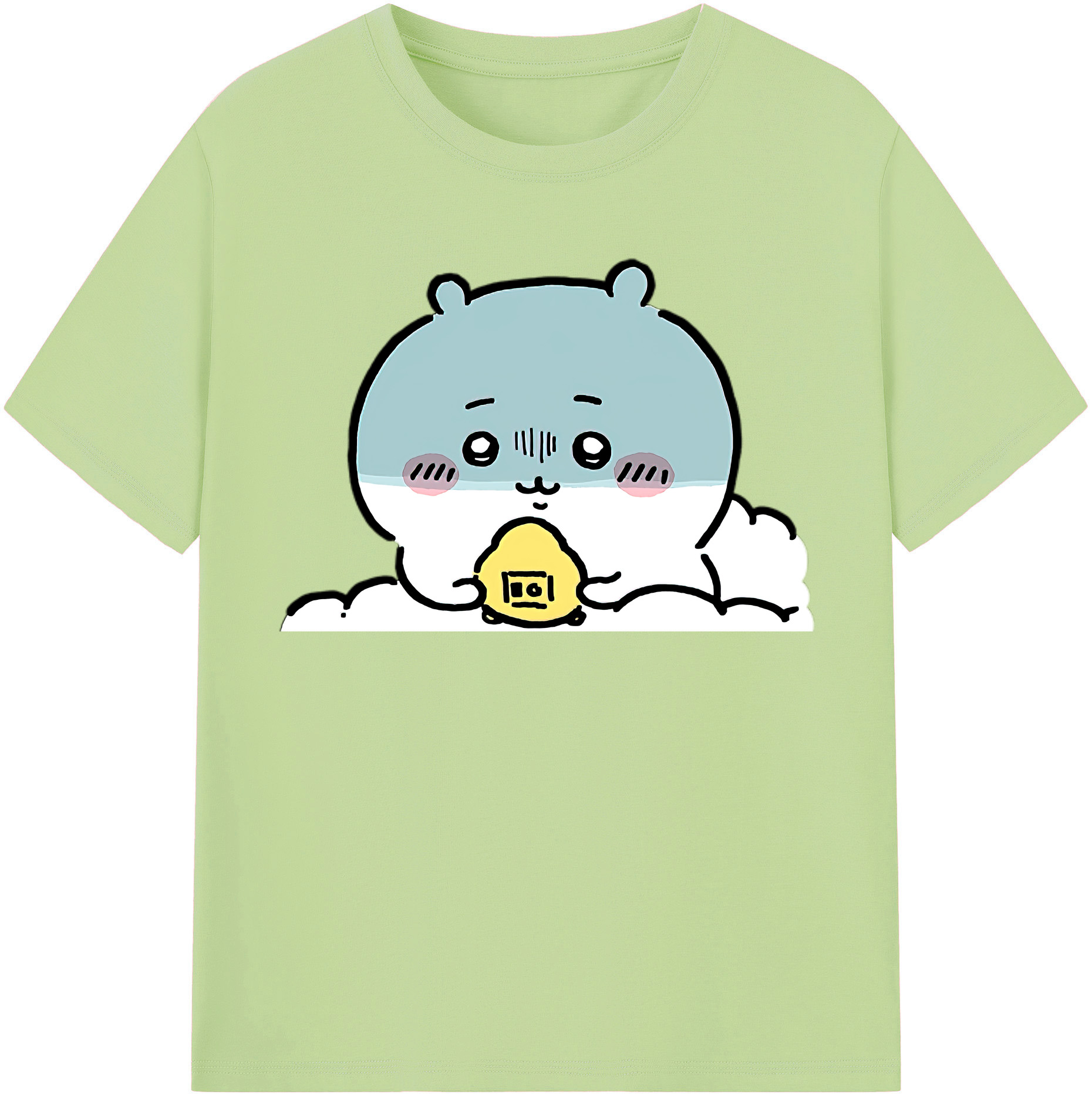 （画像用） ちいかわ ちいかわ Chii-kawa chiikawa 綿100％半袖Tシャツ（フロントプリント）